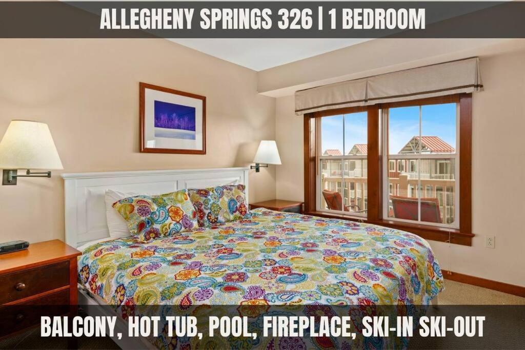 Aparthotel Allegheny Spring 326, Ski In Out, Pool Hottub Snowshoe Exterior foto